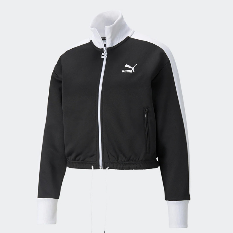 BAJU SNEAKERS PUMA Wmns Iconic T7 Cropped Jacket